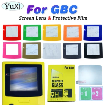 1 Комплект для Защиты объектива GBC Screen С Клейким Пластиковым ЖК-экраном Для Gameboy Color HD Защитная пленка