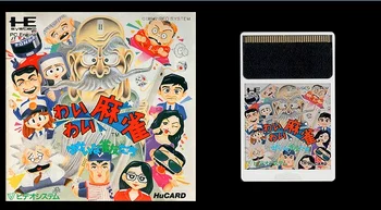 16-битный компьютерный движок HU-CARD: WAI WAI MAHJONG YUKAINA JANYUTACHI (японская версия!!)