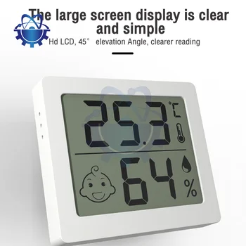 2 in1 Мини-термометр для помещений ЖК-цифровой Комнатный Гигрометр Датчик Влажности Измеритель Температуры в помещении
