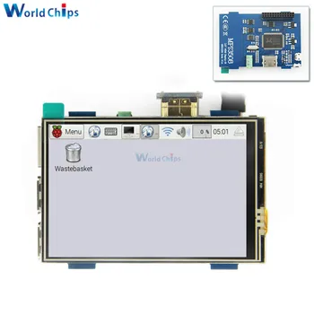 3,5-дюймовый ЖК-USB сенсорный экран с разрешением реального HD 1920x1080 ЖК-дисплей с физическим разрешением 480x320 для Raspberri 3 Model B