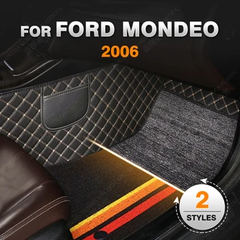3 Стиля Стильных автомобильных Ковриков Для Ford Mondeo 2006, Изготовленные на заказ Автоматические накладки для ног, Автомобильный Ковер, Аксессуары для интерьера