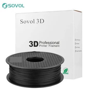 3D-принтер Sovol 1,75 мм Гибкая нить из ТПУ, 1 кг/рулон, высококачественный материал для 3D-печати, 5 цветов, экологичный пластик с нитью накаливания