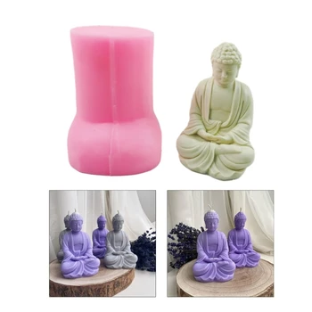 3D Статуи Будды Украшения Изготовление пресс-форм Из расплавленной смолы и глины Украшения для дома Прямая доставка