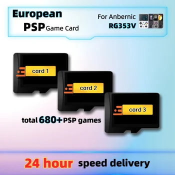 ANBERNIC RG353V Игровая карта для PSP RG353VS Европейская версия 680 + Лучшая Коллекция Plug & Play Classic Retro Handheld с открытым исходным кодом RG503