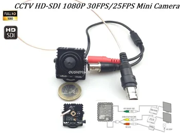 CCTV 1/3 'Panasonic Full 2.0MP 1080PSDI/SDI EX/AHD/TVI/CVI/CVBS Объектив 6В1 3,7 мм с отверстием HD SDI WDR Камера Безопасности Mini Box