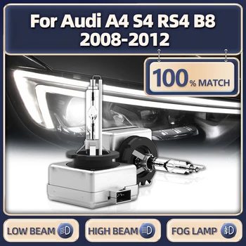 D3S HID Ксеноновые лампы 35 Вт 20000ЛМ Ксеноновые Лампы 12 В 6000 К Автомобильные Фары Для Audi A4 S4 RS4 B8 2008 2009 2010 2011 2012