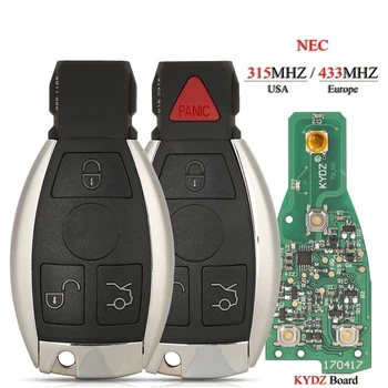 jingyuqin 5 шт./лот, Дистанционный Умный Автомобильный ключ NEC Для Mercedes Benz C E S Class CLS W118 W166 W171 W203 W210 W211 W220 315/434 МГц