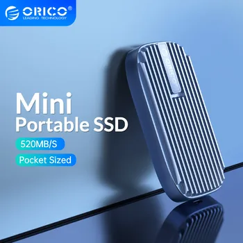 ORICO Мини Портативный SSD 480 ГБ 240 ГБ Type-C 520 М/С Внешний твердотельный накопитель M.2 SATA NGFF USB C Внешние SSD жесткие диски