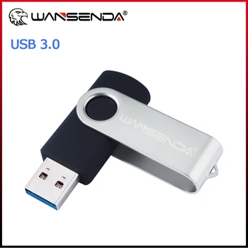 Wansenda USB 3,0 поворотный USB Флэш-накопитель 256 ГБ 128 ГБ 64 ГБ 32 ГБ 16 ГБ 8 ГБ 4 ГБ Флешка Высококачественный флеш-накопитель Cle USB Memory Stick