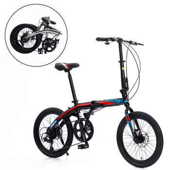 ZUKKA 20 “Складной велосипед с алюминиевой рамой, 8 скоростей, shimano, Складная городская велосипедная трансмиссия/Алюминиевая рама, MTB Велосипеды с дисковыми тормозами