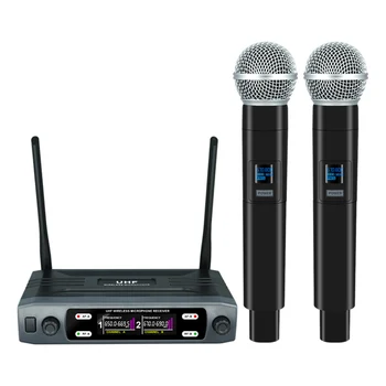 Беспроводной микрофон 1 Ручной Микрофон Drag 2 Подходит для проведения аудио вечеринок Караоке Конференций на открытом воздухе US Plug