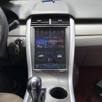 Вертикальный Экран Tesla Автомобильный Радиоприемник Android 11 Для FORD EDGE 2009-2014 GPS Навигация Мультимедийный Плеер DSP Головное устройство Carplay 4G