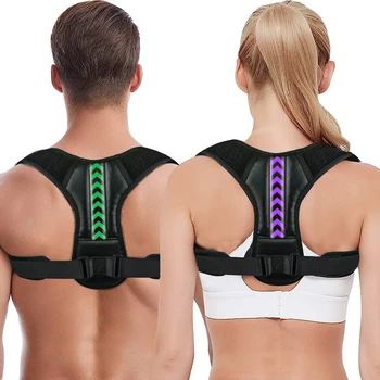 Для женщин и мужчин, Регулируемый Корректор осанки спины, Невидимый бандаж для верхней части спины, поддерживающий и облегчающий боль в области шеи, спины, плеча