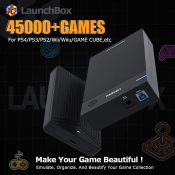 Жесткий диск Launchbox с более чем 45000 ретро-играми для PS4/PS3/PS2 /Wii/Wiiu/SS/PSP/N64/Game Cube Внешний игровой жесткий диск с Bigbox для ПК
