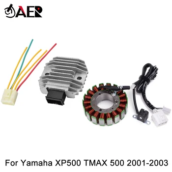 Катушка статора генератора Tmax500 + регулятор напряжения выпрямителя для Yamaha XP500 T max 500 2001 2002 2003