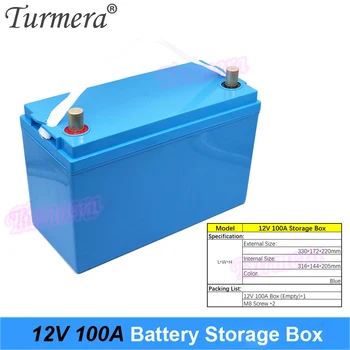 Коробка для хранения батареек 12V 100Ah с ЖК-дисплеем для 3,2 V 90Ah 100Ah 105Ah Lifepo4 Аккумуляторных ИБП и Солнечной энергетической системы Turmera