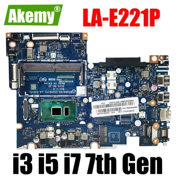 Материнская плата LA-E221P.Для ноутбука Lenovo Yoga 510-14IKB Flex 4-1480 Материнская плата С процессором i3 i5 i7 7-го поколения