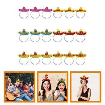 Мексиканские фестивальные ленты для волос, декор для вечеринки, реквизит для вечеринки 