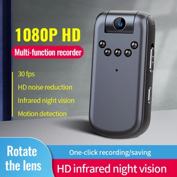 Мини-цифровая камера для тела HD 1080P инфракрасного ночного видения с обнаружением движения аудио-видеорегистратор Спортивный DV автомобильный видеорегистратор