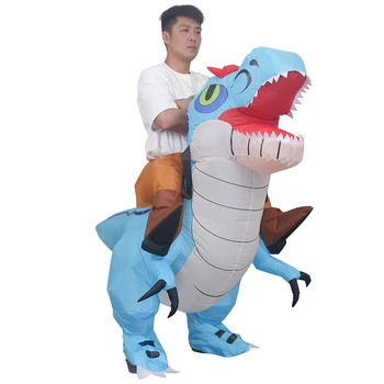 Надувной костюм динозавра Для детей и взрослых, Костюм для Косплея на Хэллоуин, Праздничная одежда 2023, Карнавальный наряд Для женщин и мужчин
