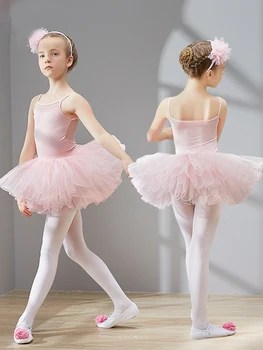 Новая Высококачественная балетная пачка для детей, костюм Черного Лебедя высотой 100-150 см