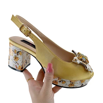 Новейший итальянский дизайн, модный стиль, Женская обувь, Нигерийская обувь, украшение в виде бабочки, Женские туфли на высоком Каблуке, Вечерние Свадебные женские туфли
