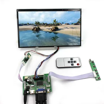 Плата ЖК-контроллера HD MI VGA 2AV с дистанционным управлением 10,1-дюймовая ЖК-панель B101XAN01.2 1366x768 AHVA
