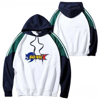 Свитер Sonic Peripheral, топ с рисунком аниме, теплый трендовый пуловер с капюшоном, мужская и женская куртка, одежда