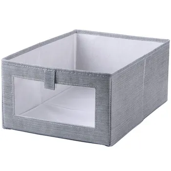Складной тканевый ящик для хранения без крышки, Коробка для хранения BY5
