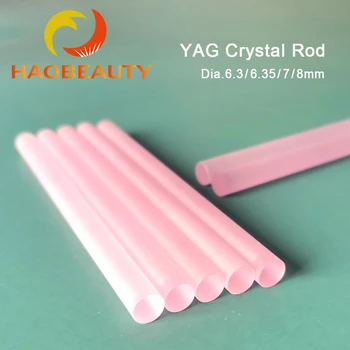 Стержень лазера HaoBeauty YAG кристаллический Dia.6.3-8 мм используется для лазерной сварки ювелирных изделий YAG