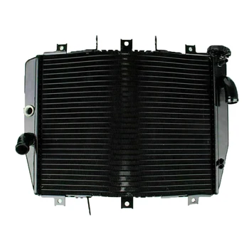 Черная Передняя алюминиевая решетка радиатора охлаждения, защитный кулер Охлаждения для ZX6R 1998-2002