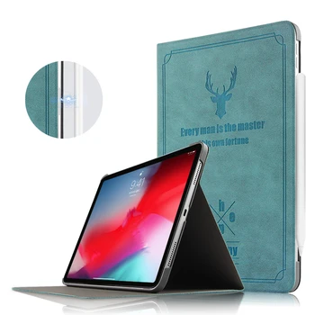 Чехол Для Apple iPad Pro 12,9 2018, Защитный чехол-подставка из Искусственной кожи, чехол Для 2018 нового ipad pro12.9, iPad 12,9 